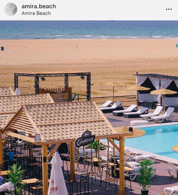 Apartamento Vacacional Achakar Playa&Piscina! Tânger Exterior foto
